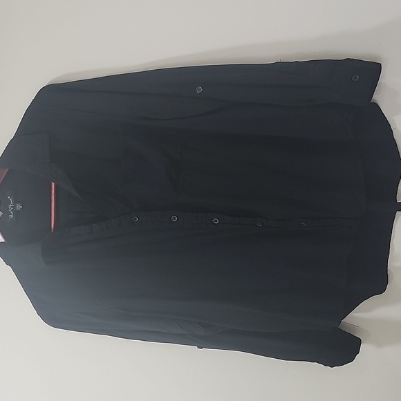 Heart Black Button-Up Shirt - Picture 1 of 10
